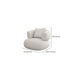 White Faux Leather Tight Back Reception Sofa Set #size