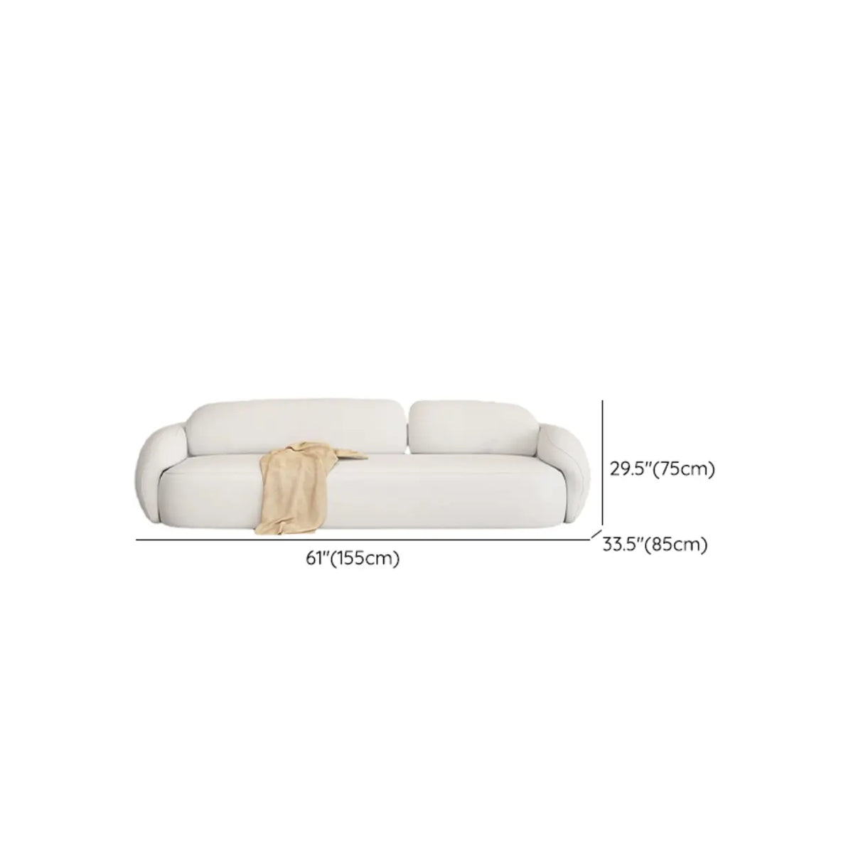 White Faux Leather Tight Back Reception Sofa Set Image - 22