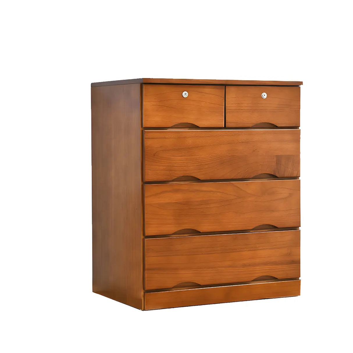 White Finish Wood Dresser with Drawers for Bedroom Image - 17