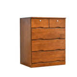 White Finish Wood Dresser with Drawers for Bedroom Image - 17
