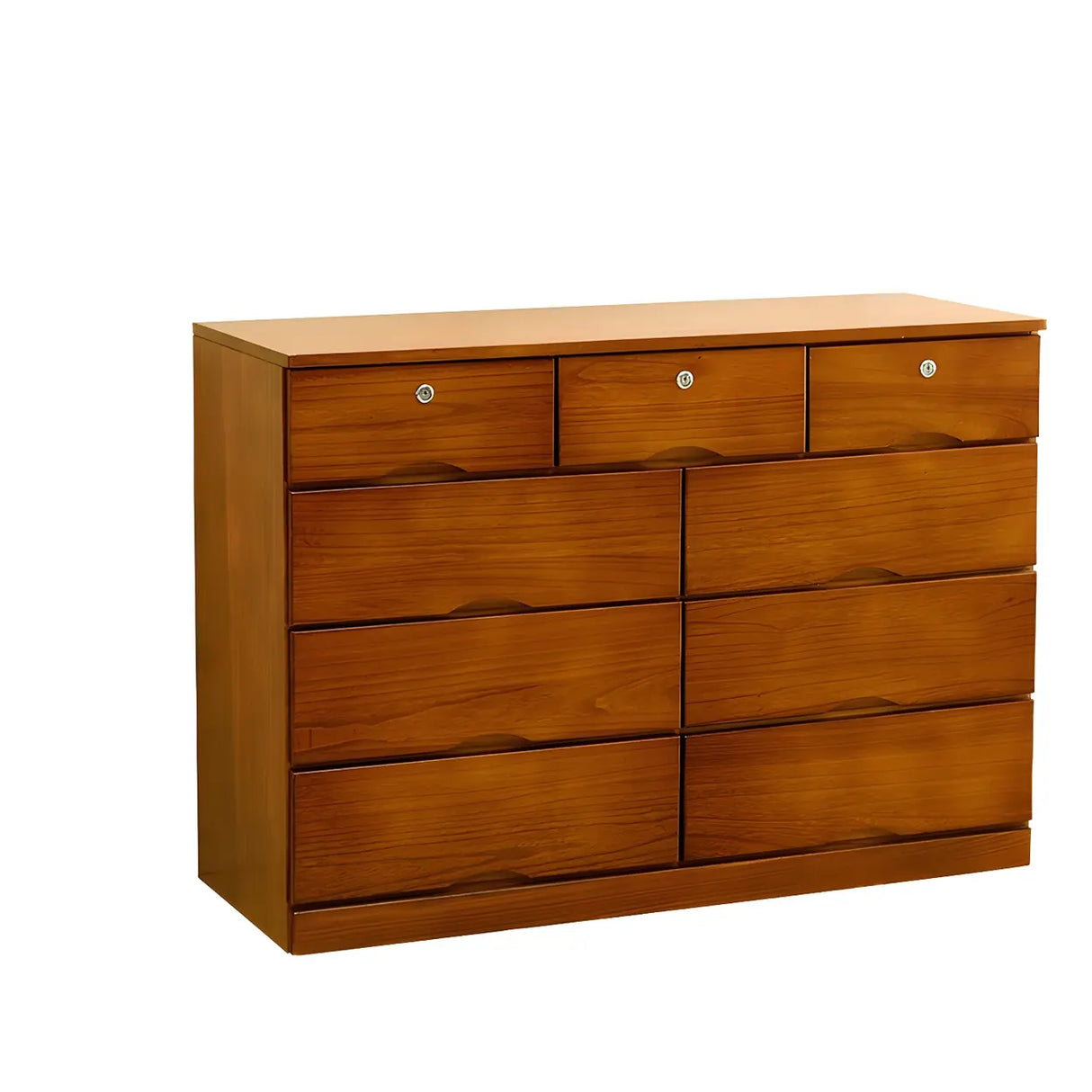 White Finish Wood Dresser with Drawers for Bedroom Image - 25