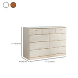 White Finish Wood Dresser with Drawers for Bedroom Image - 45