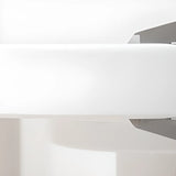 White Free Form Toddler Play Table Five Chairs Set Image - 5