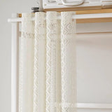 White Freestanding Steel Shelves Coat Rack with Storage Image - 8