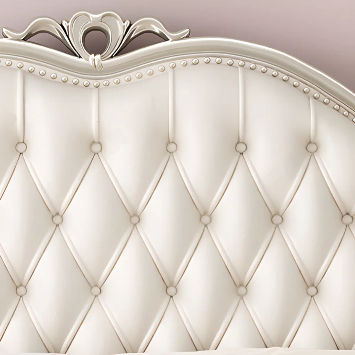 White King Victorian Upholstered Storage Panel Bed Image - 5