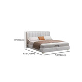 White King Wood Upholstered Storage Bed with Mattress Image - 27