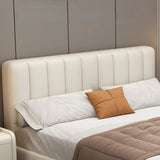 White King Wood Upholstered Storage Bed with Mattress Image - 5