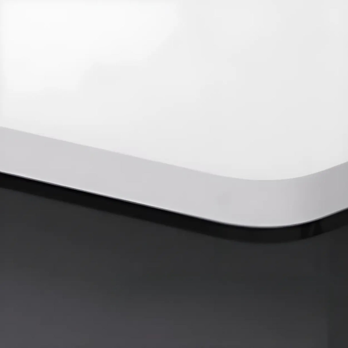 White Long Wooden Multi-personal Conference Desk Image - 6