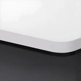 White Long Wooden Multi-personal Conference Desk Image - 6