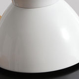 White Metal ABS Blade Living Room Ceiling Fan Light Image - 10