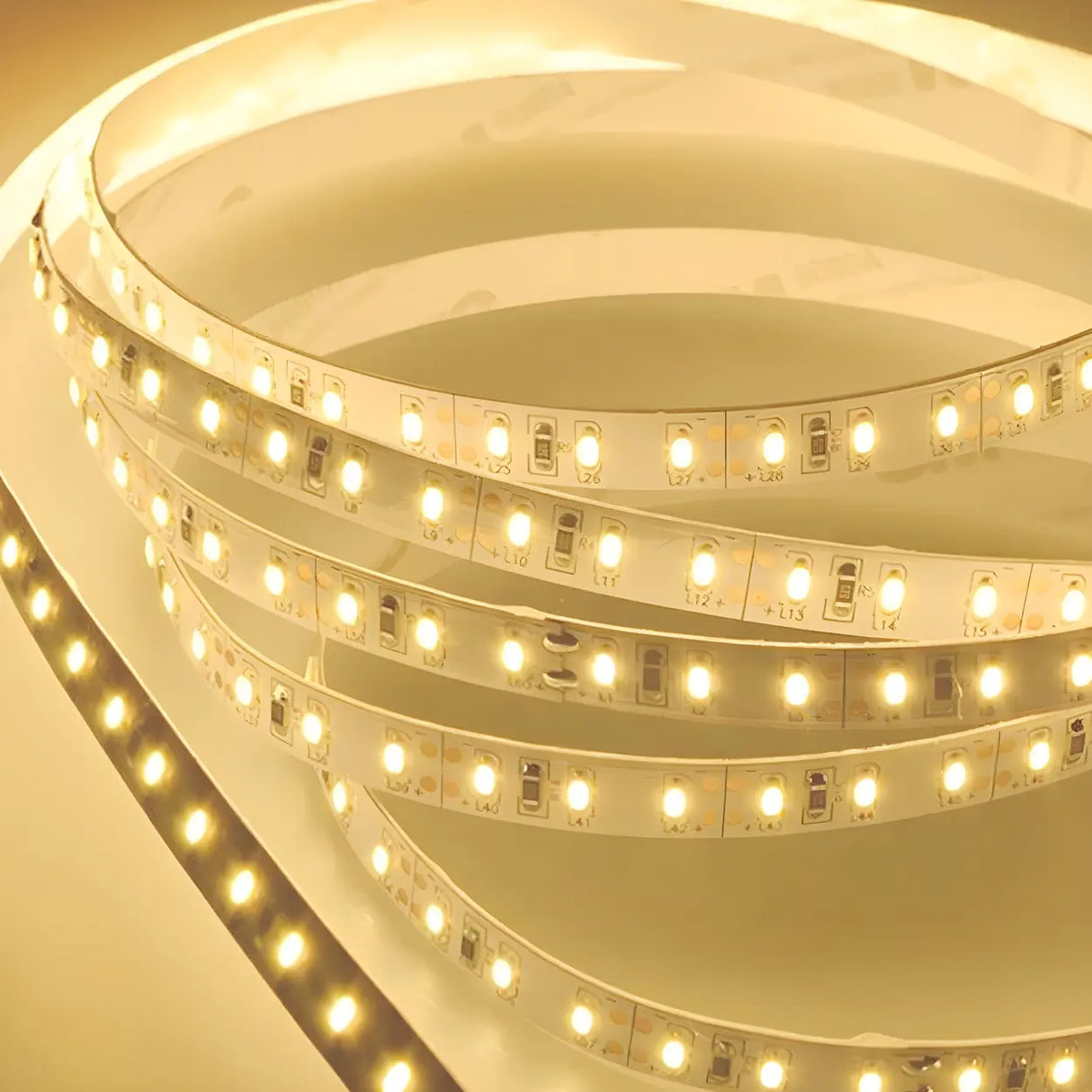 White Multi-Layer Circle LED Flush Mount Ceiling Light Image - 12