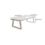 White Multi-personal Standard Wooden Writing Desk Image - 18