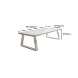 White Multi-personal Standard Wooden Writing Desk Image - 21