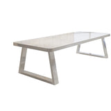 White Multi-personal Standard Wooden Writing Desk Image - 2