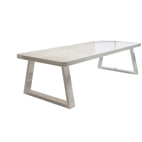 White Multi-personal Standard Wooden Writing Desk Image - 2