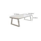 White Multi-personal Standard Wooden Writing Desk Image - 11