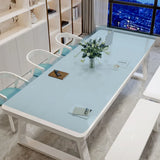 White Multi-personal Standard Wooden Writing Desk Image - 5