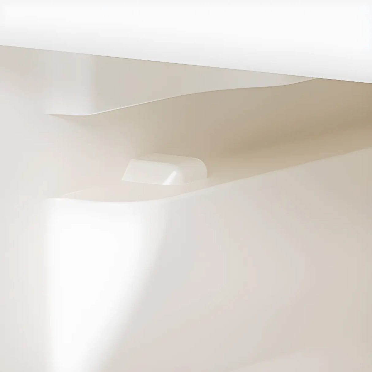 White Narrow Length Kids Nightstand with Drawers Image - 13