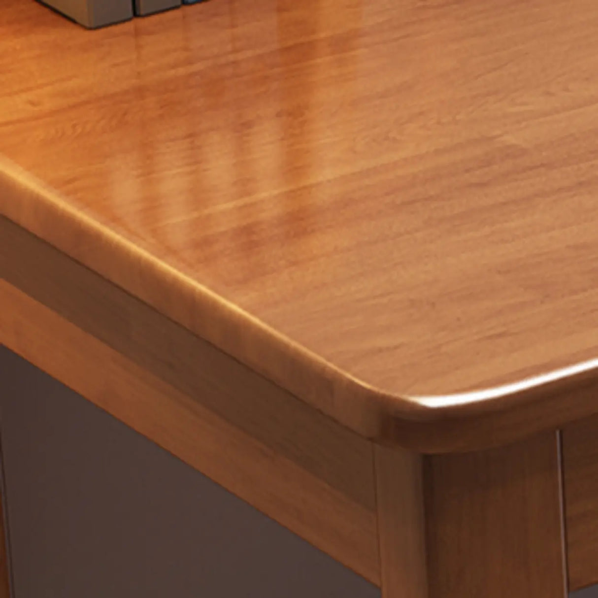 White Natural Standard Wooden Writing Desk Image - 11