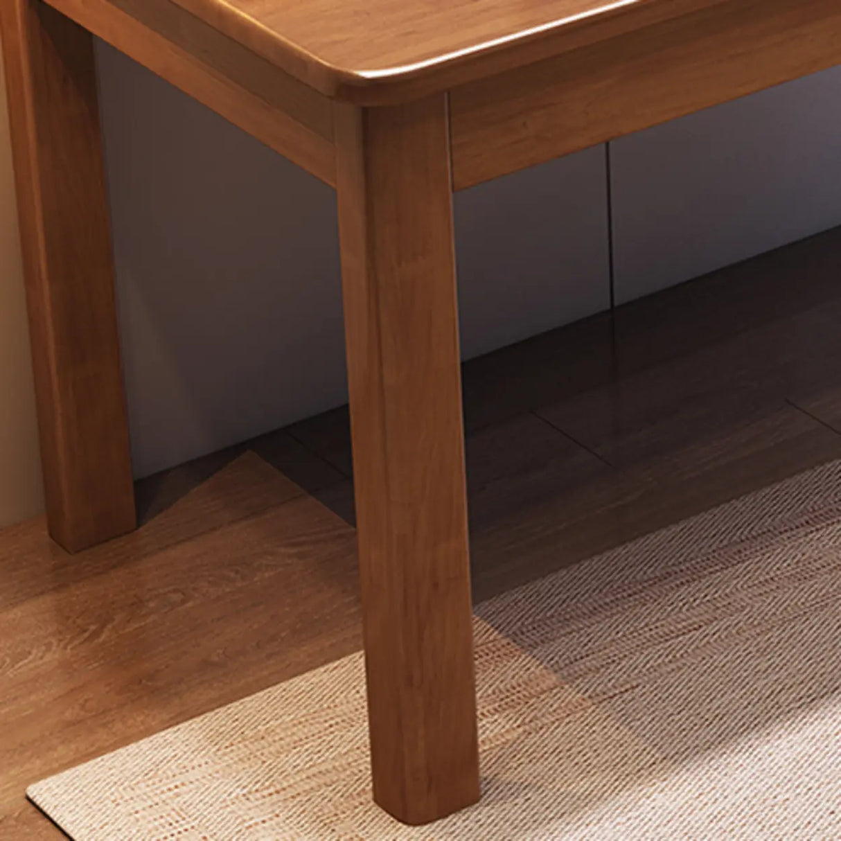 White Natural Standard Wooden Writing Desk Image - 13