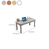 White Natural Standard Wooden Writing Desk #size