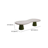 White Oval Toddler Activity Table Chair Stool Set Image - 9