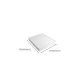 White Queen Leather Headboard Storage Bed with Drawers Image - 15