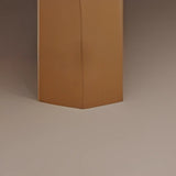 White Rectangular Sintered Stone Desk with Drawers Image - 23