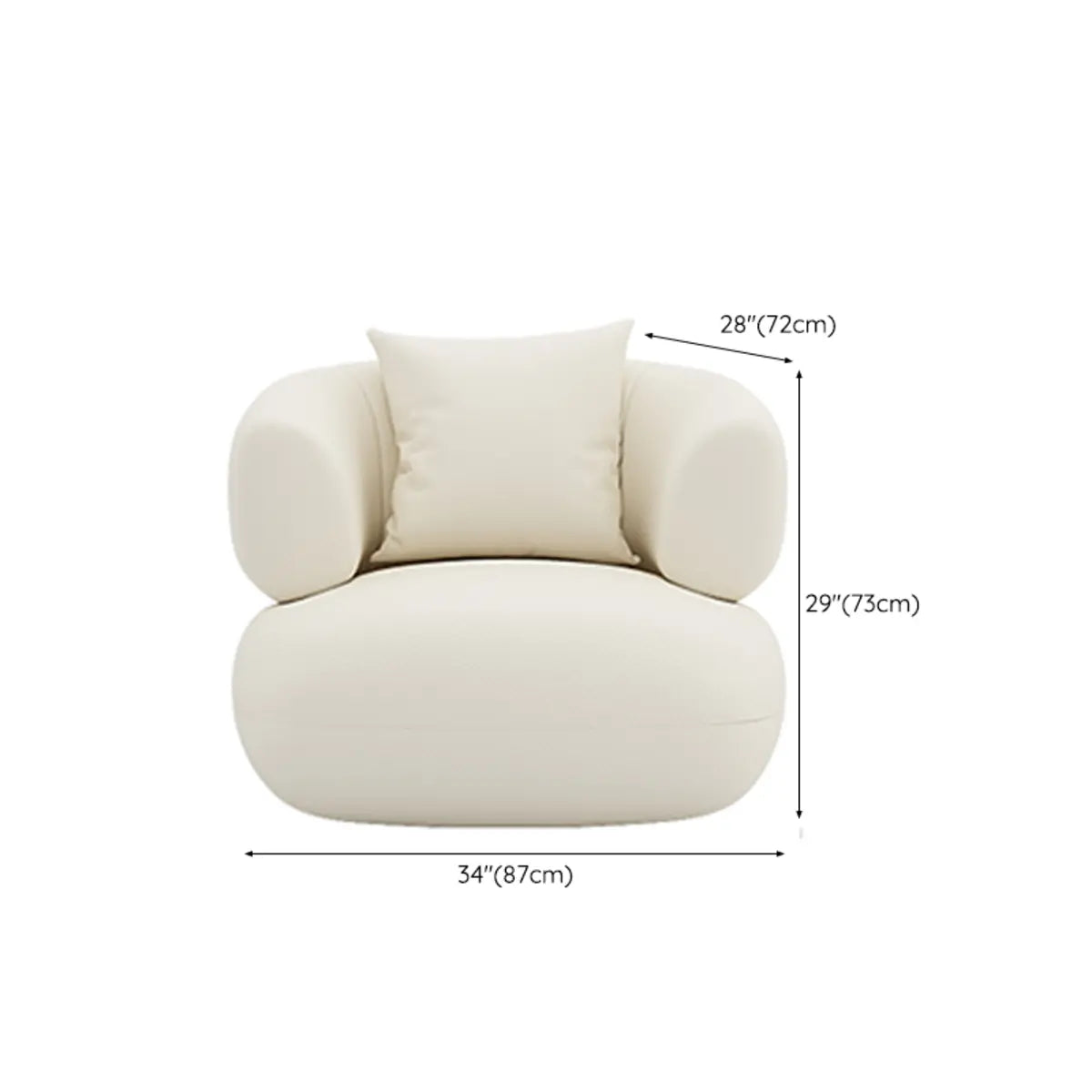 White Scratch Resistant Faux Leather Tight Back Sofa 