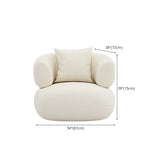 White Scratch Resistant Faux Leather Tight Back Sofa #size