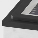 White Simple Rectangular Glass Outdoor Table lamp Image - 12