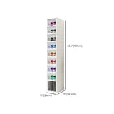 White Tall Beige Plastic Foldable Shoe Storage Box Image - 25