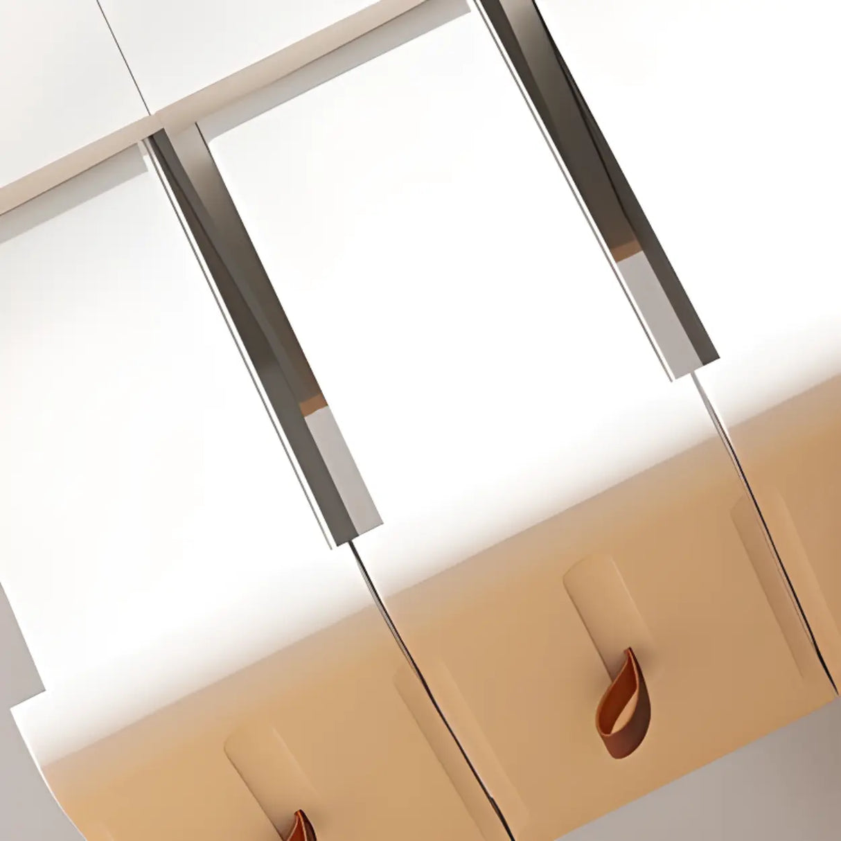 White Tip Resistant Kids Nightstand with Drawers Image - 6