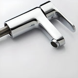 White Undermount Oval Ceramic Sink with Supply Lines Image - 6
