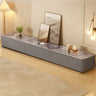 White Wood Drawers TV Stand with Cable Management Image - 19