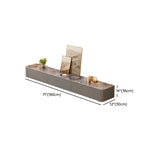 White Wood Drawers TV Stand with Cable Management Image - 28