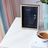 White Wood Four Legs Child Nightstand with Two Drawers Image - 5