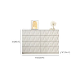 White Wood Soft-Close Drawers Dresser Chest Image - 18