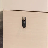 Wood Cabinet Exterior Shelf Dividers Computer Desk Image - 8