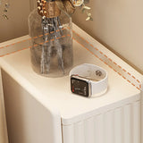 Wood Cabinets Storage Nightstand with Legs and Shelves Image - 15