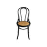 Wood Open Spindle Back Dining Chairs Walnut Finish Image - 11