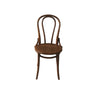 Wood Open Spindle Back Dining Chairs Walnut Finish Image - 5