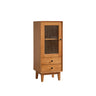 Wood Open Storage Narrow Kids Nightstand with Drawers Image - 15