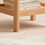 Wood Open Storage Open Back Kids Nightstand Image - 12