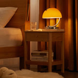 Wood Open Storage Open Back Kids Nightstand Image - 16