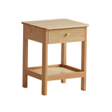 Wood Open Storage Open Back Kids Nightstand Image - 8