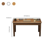 Wood Rectangular Kids Desk with Two Storage Drawers Image - 11