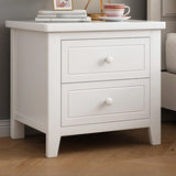 Wood Short Height Narrow Kids Nightstand with Legs Image - 1