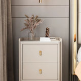 Wood Tip Resistant Two Drawers Nightstand for Kids Image - 10
