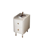 Wood Tip Resistant Two Drawers Nightstand for Kids Image - 3